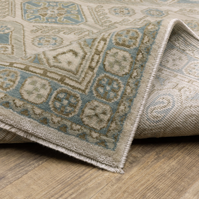 Oriental Weavers Maeve MAE05 Beige/Blue Area Rug