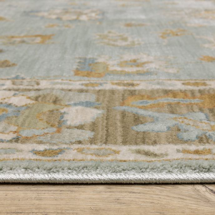 Oriental Weavers Maeve MAE06 Blue/Rust Area Rug