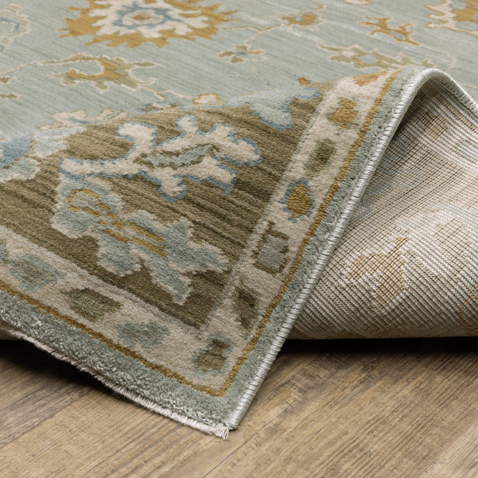 Oriental Weavers Maeve MAE06 Blue/Rust Area Rug