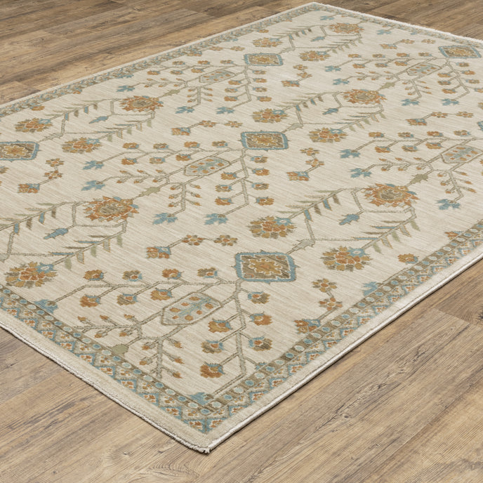 Oriental Weavers Maeve MAE07 Beige/Rust Area Rug