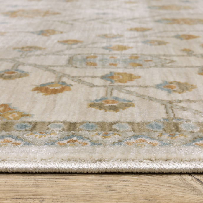 Oriental Weavers Maeve MAE07 Beige/Rust Area Rug