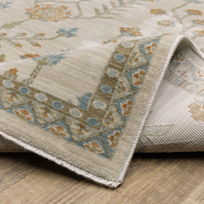 Oriental Weavers Maeve MAE07 Beige/Rust Area Rug