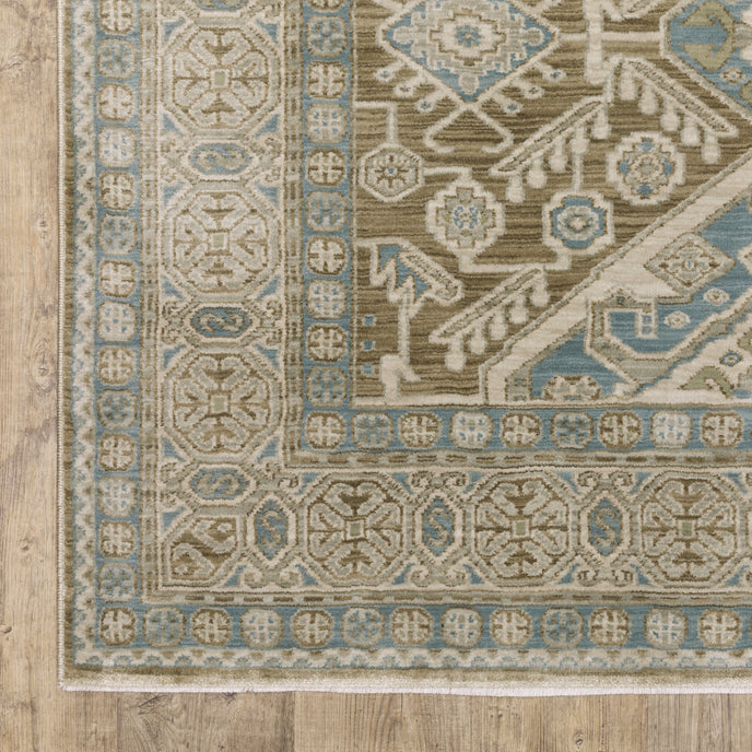 Oriental Weavers Maeve MAE08 Brown/Blue Area Rug