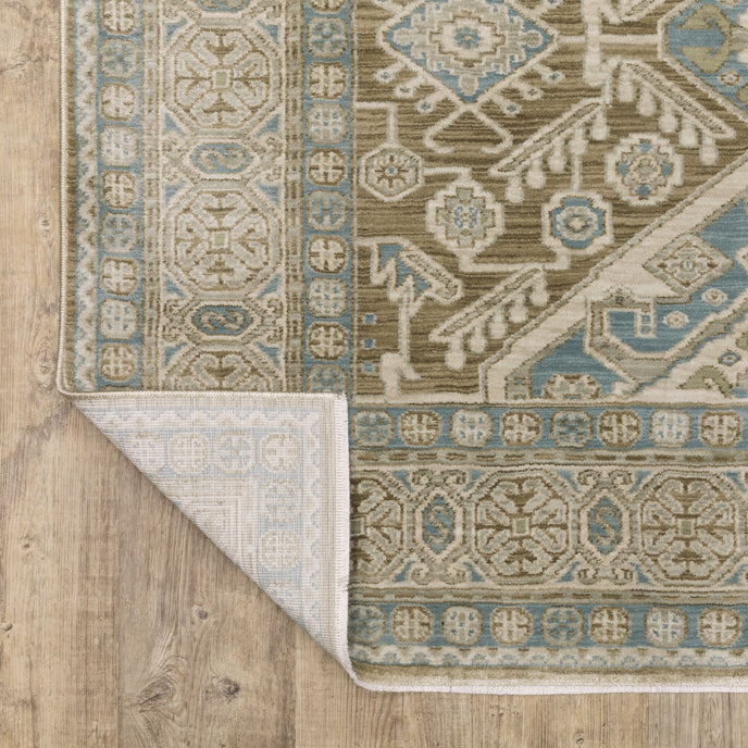 Oriental Weavers Maeve MAE08 Brown/Blue Area Rug