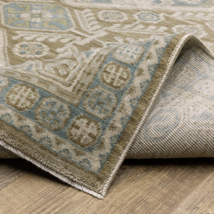 Oriental Weavers Maeve MAE08 Brown/Blue Area Rug