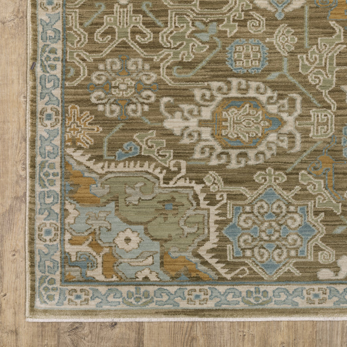 Oriental Weavers Maeve MAE13 Brown/Blue Area Rug