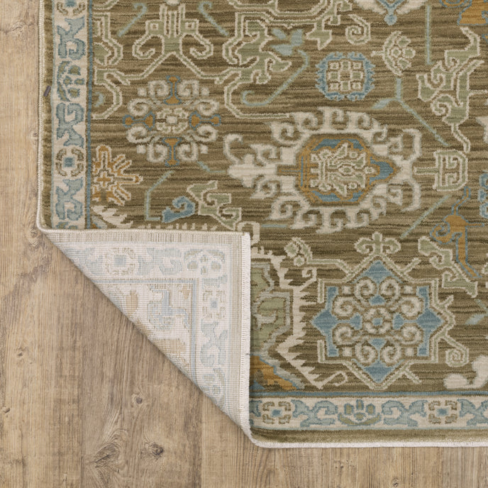Oriental Weavers Maeve MAE13 Brown/Blue Area Rug