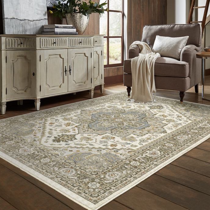 Oriental Weavers Maharaja 1144Y Ivory/Gold Area Rug