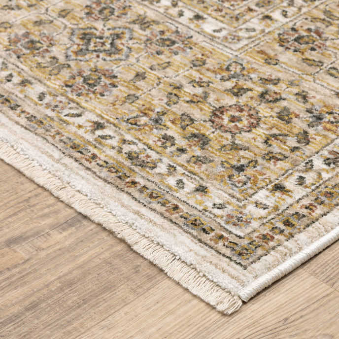 Oriental Weavers Maharaja 1J Ivory/Gold Area Rug