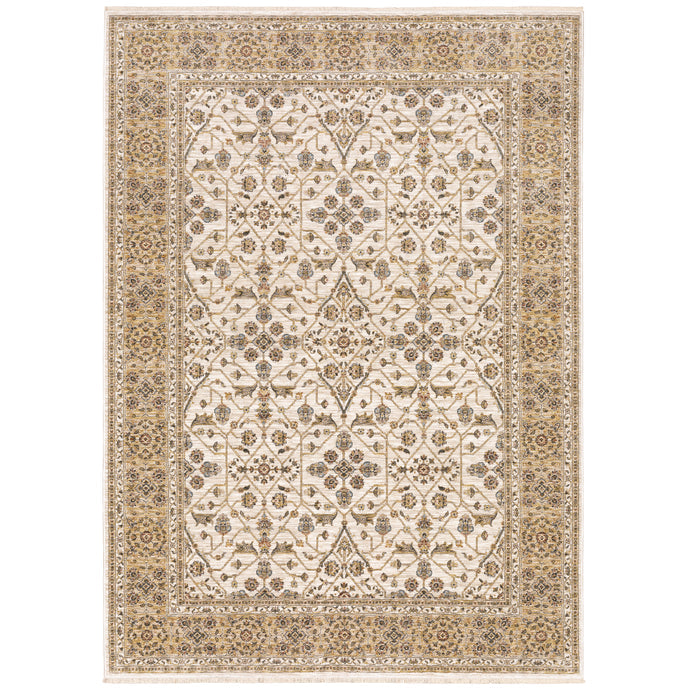 Oriental Weavers Maharaja 1J Ivory/Gold Area Rug