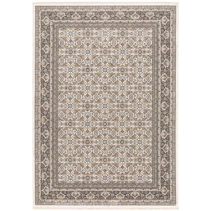 Oriental Weavers Maharaja 2061N Ivory/Charcoal Area Rug
