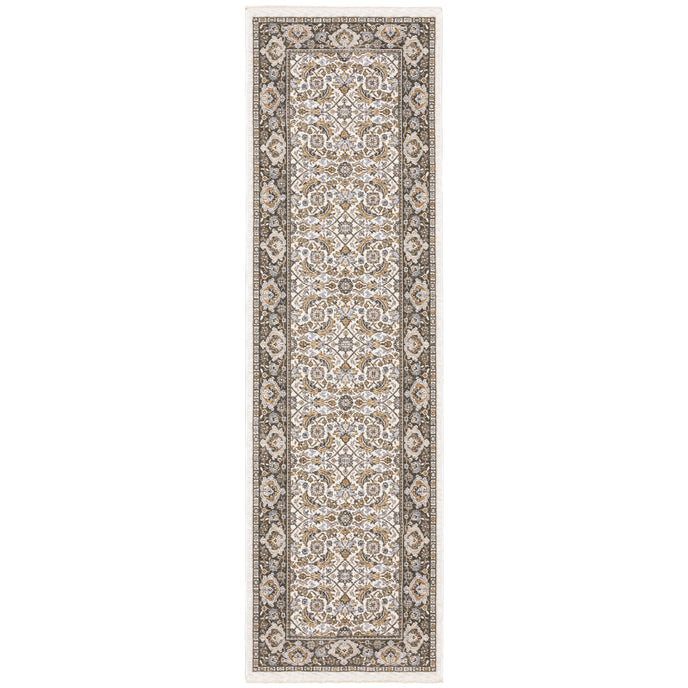 Oriental Weavers Maharaja 2061N Ivory/Charcoal Area Rug