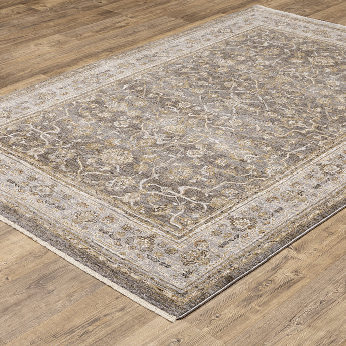 Oriental Weavers Maharaja 40M Grey/Gold Area Rug