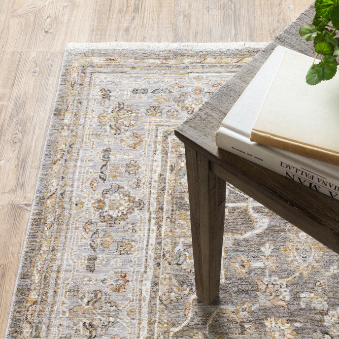 Oriental Weavers Maharaja 40M Grey/Gold Area Rug