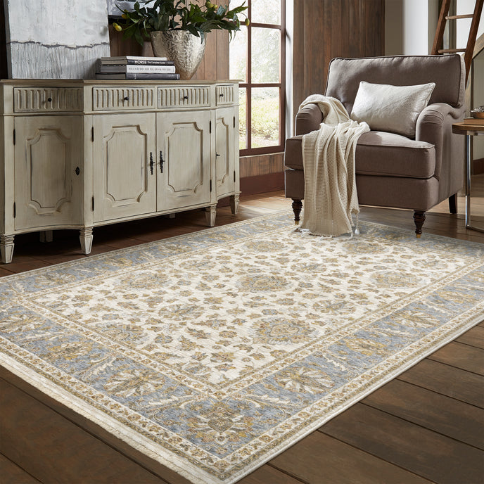Oriental Weavers Maharaja 5091Z Ivory/Blue Area Rug