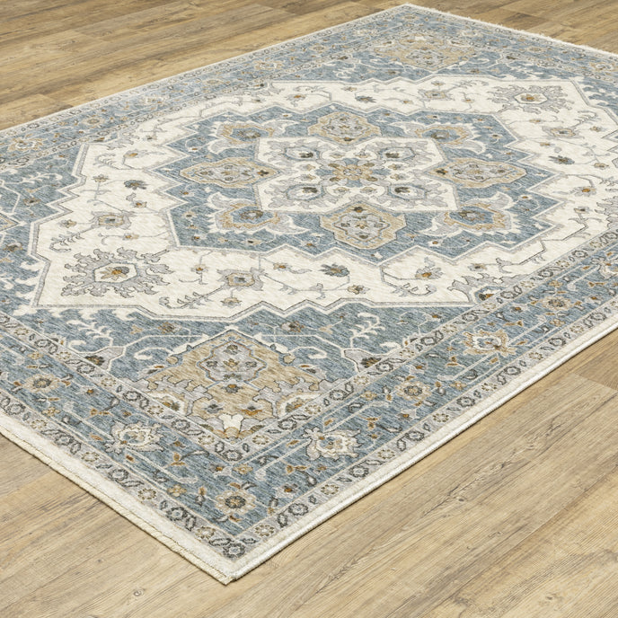 Oriental Weavers Maharaja 51F Blue/Ivory Area Rug