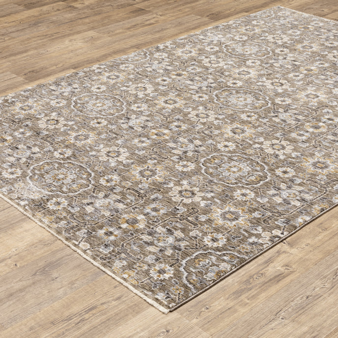 Oriental Weavers Maharaja 532D Grey/Gold Area Rug