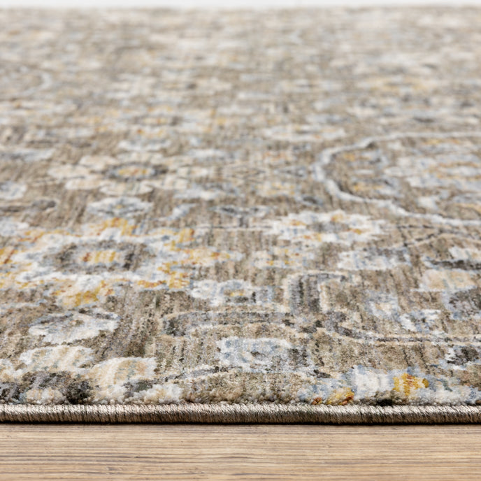 Oriental Weavers Maharaja 532D Grey/Gold Area Rug