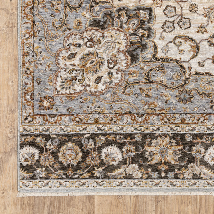 Oriental Weavers Maharaja 660J Ivory/Blue Area Rug
