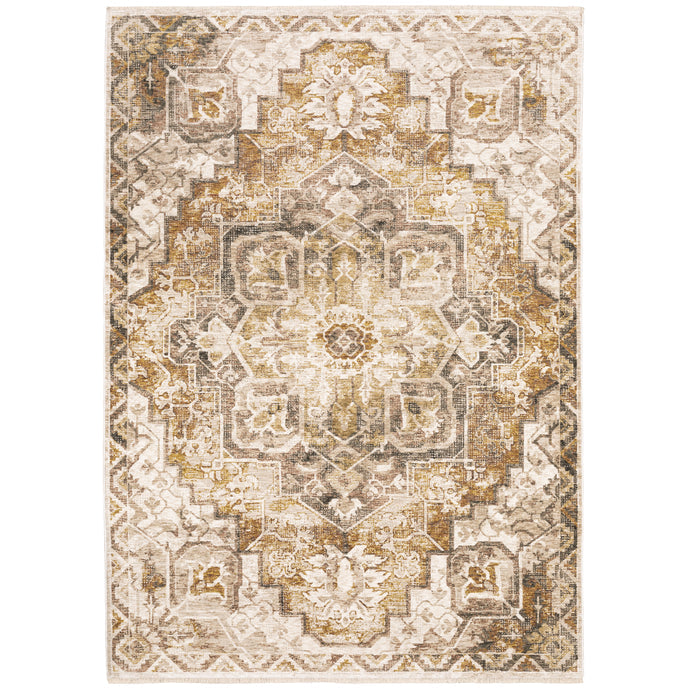 Oriental Weavers Maharaja 661C Gold/Brown Area Rug