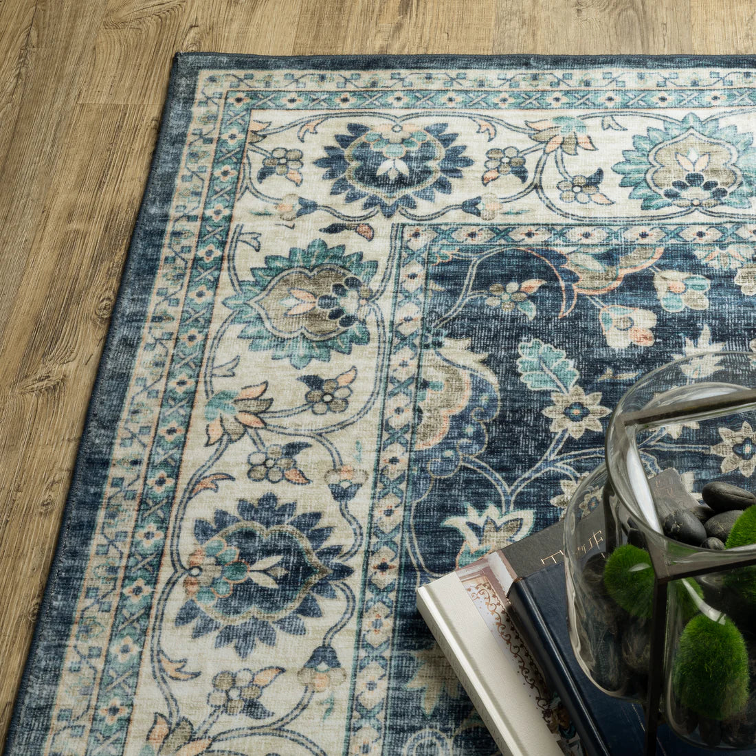 Oriental Weavers Sumter SUM02 Blue/Ivory Area Rug