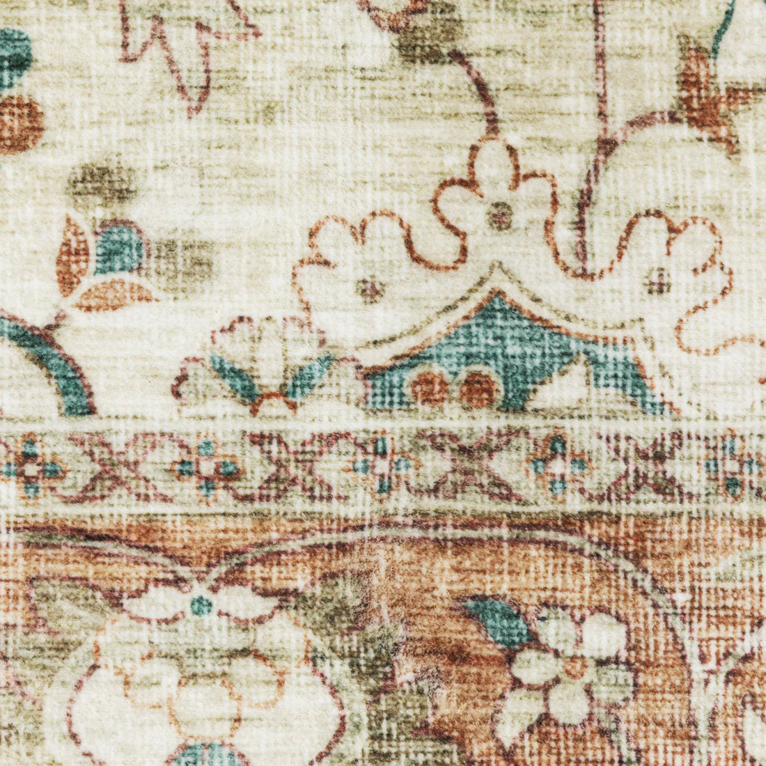 Oriental Weavers Sumter SUM03 Ivory/Rust Area Rug