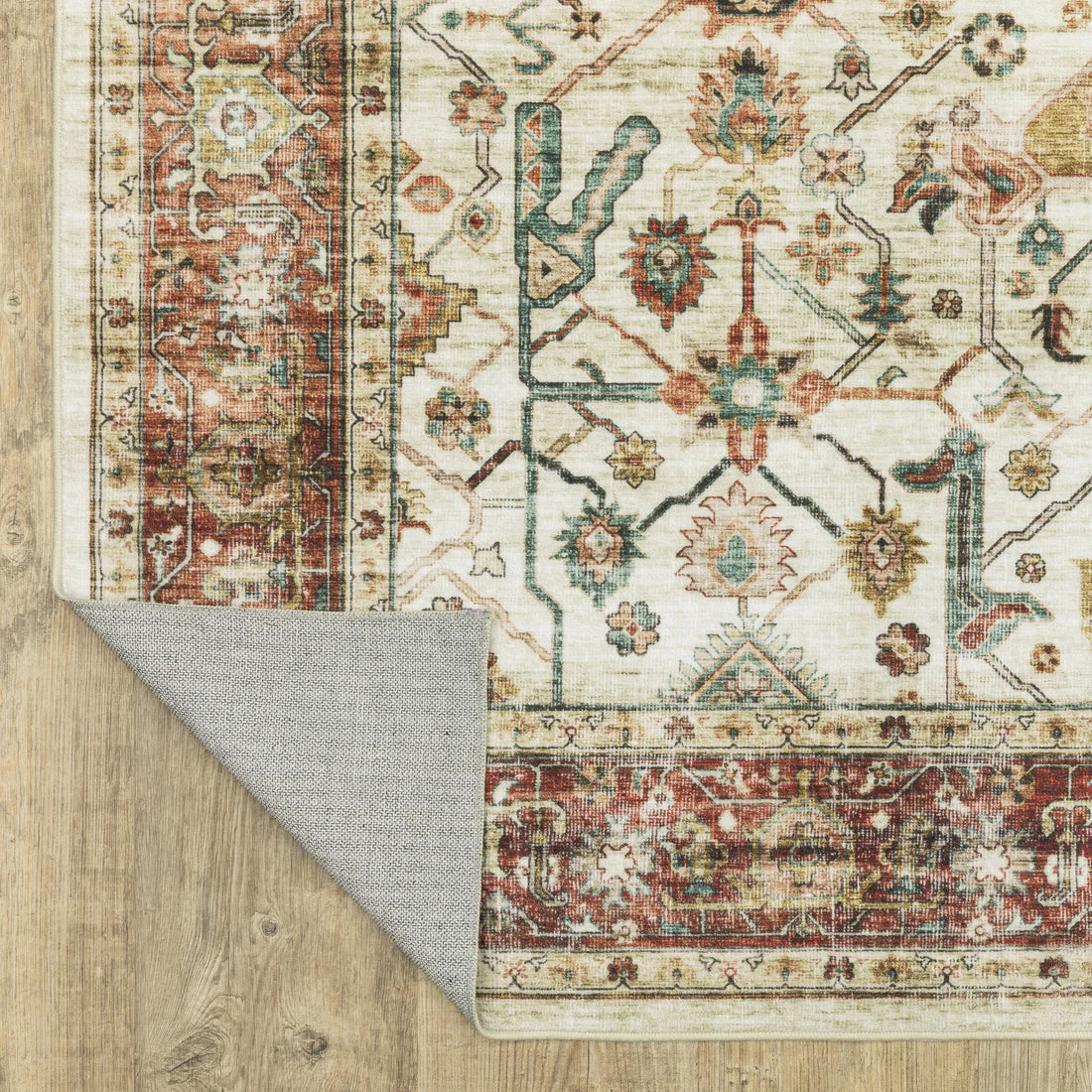 Oriental Weavers Sumter SUM05 Ivory/Red Area Rug