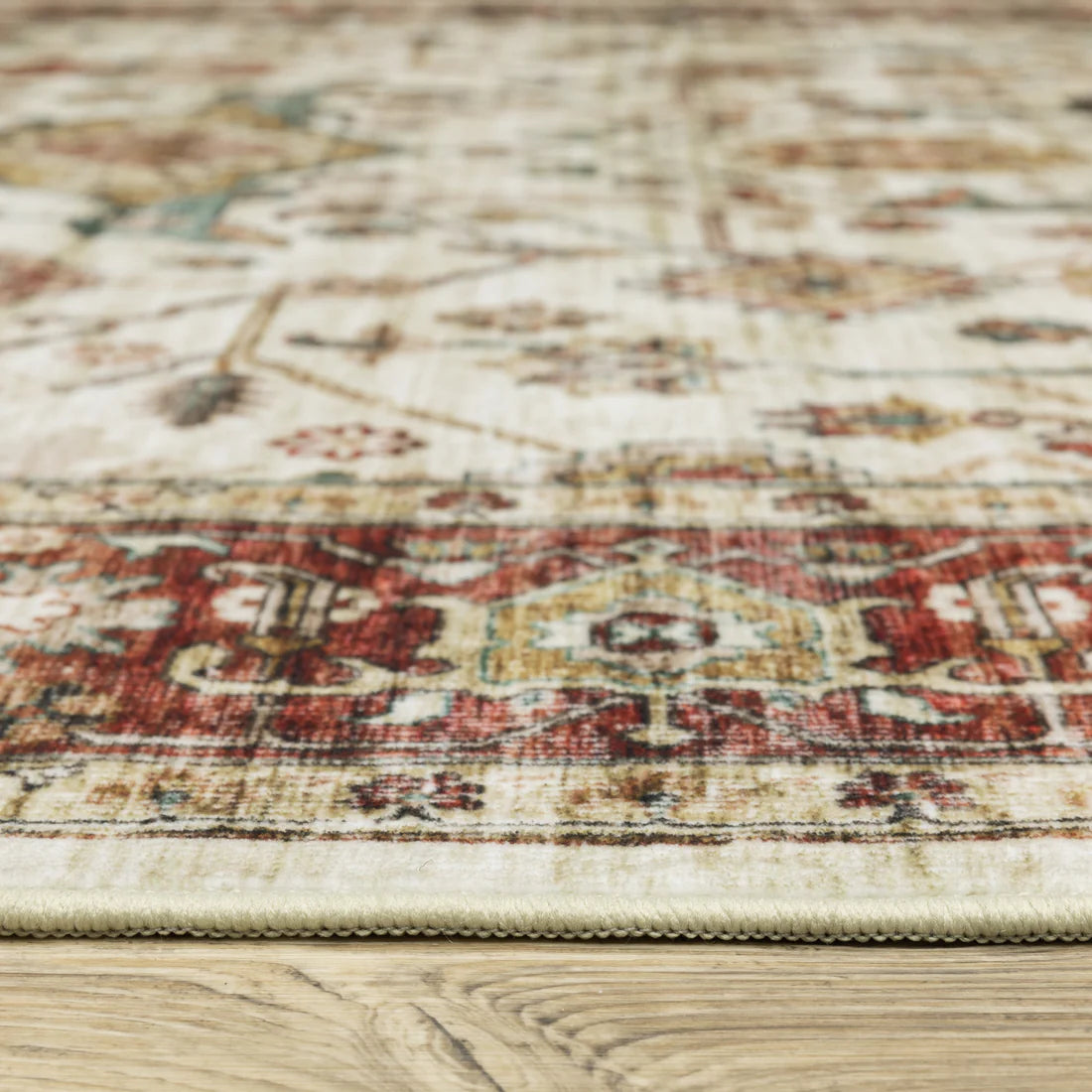 Oriental Weavers Sumter SUM05 Ivory/Red Area Rug