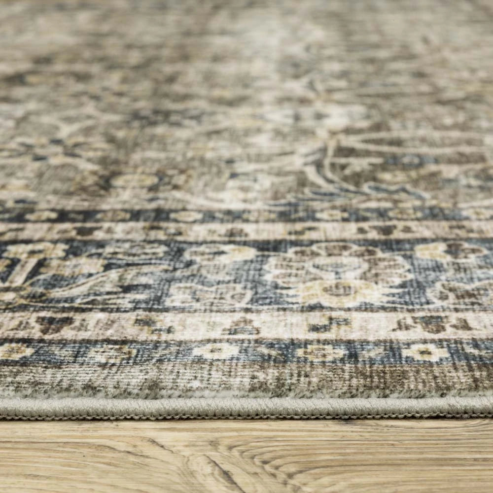 Oriental Weavers Sumter SUM06 Grey/Blue Area Rug