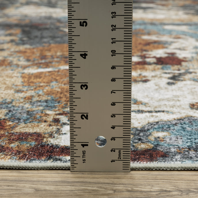 Oriental Weavers Sumter SUM13 Blue/Rust Area Rug