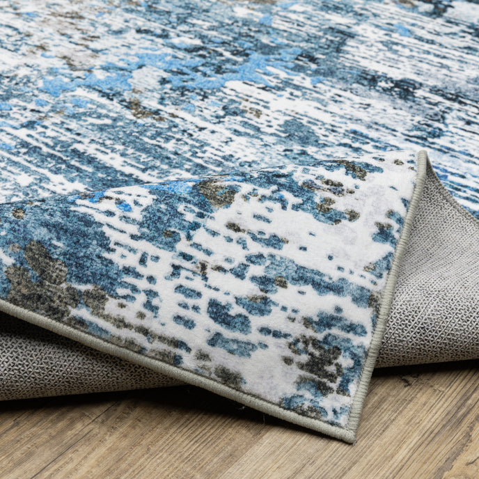 Oriental Weavers Sumter SUM14 Blue/Ivory Area Rug