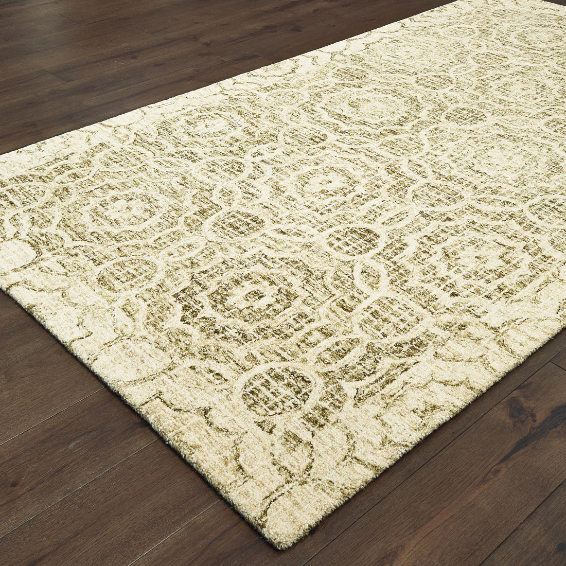 Oriental Weavers Tallavera 55606 Green/Ivory Area Rug