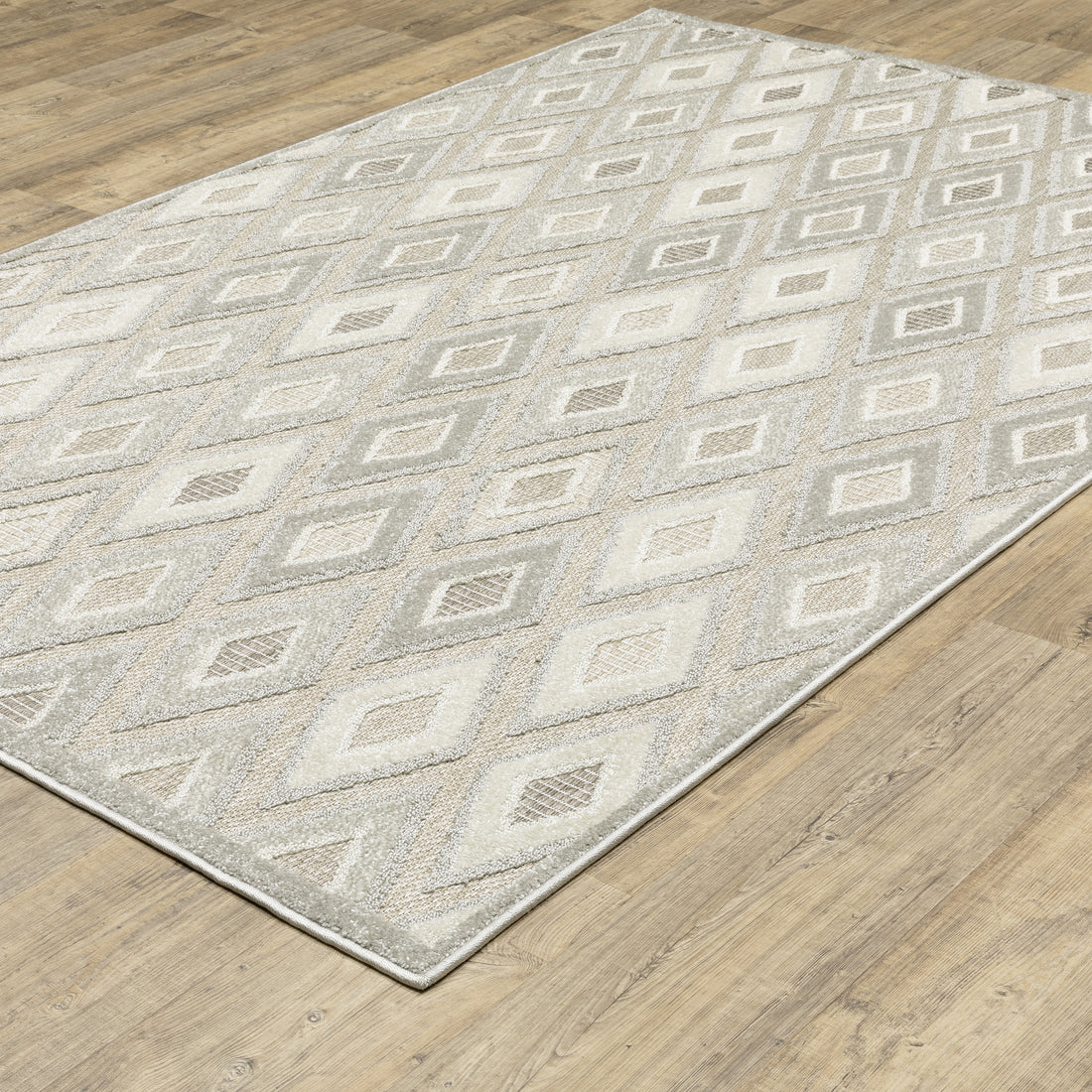 Oriental Weavers Tangier TAN02 Beige/Grey Area Rug