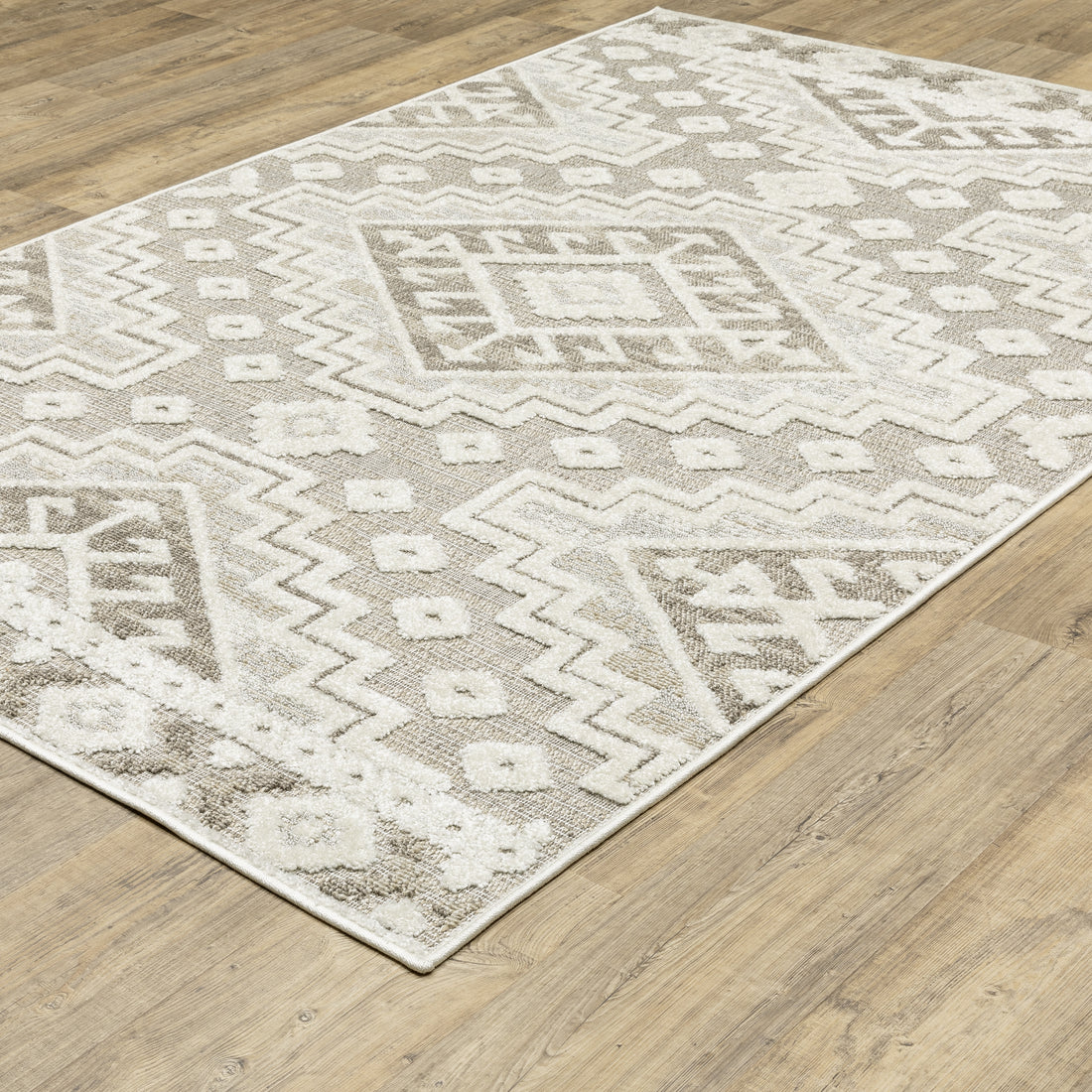 Oriental Weavers Tangier TAN03 Beige/Brown Area Rug