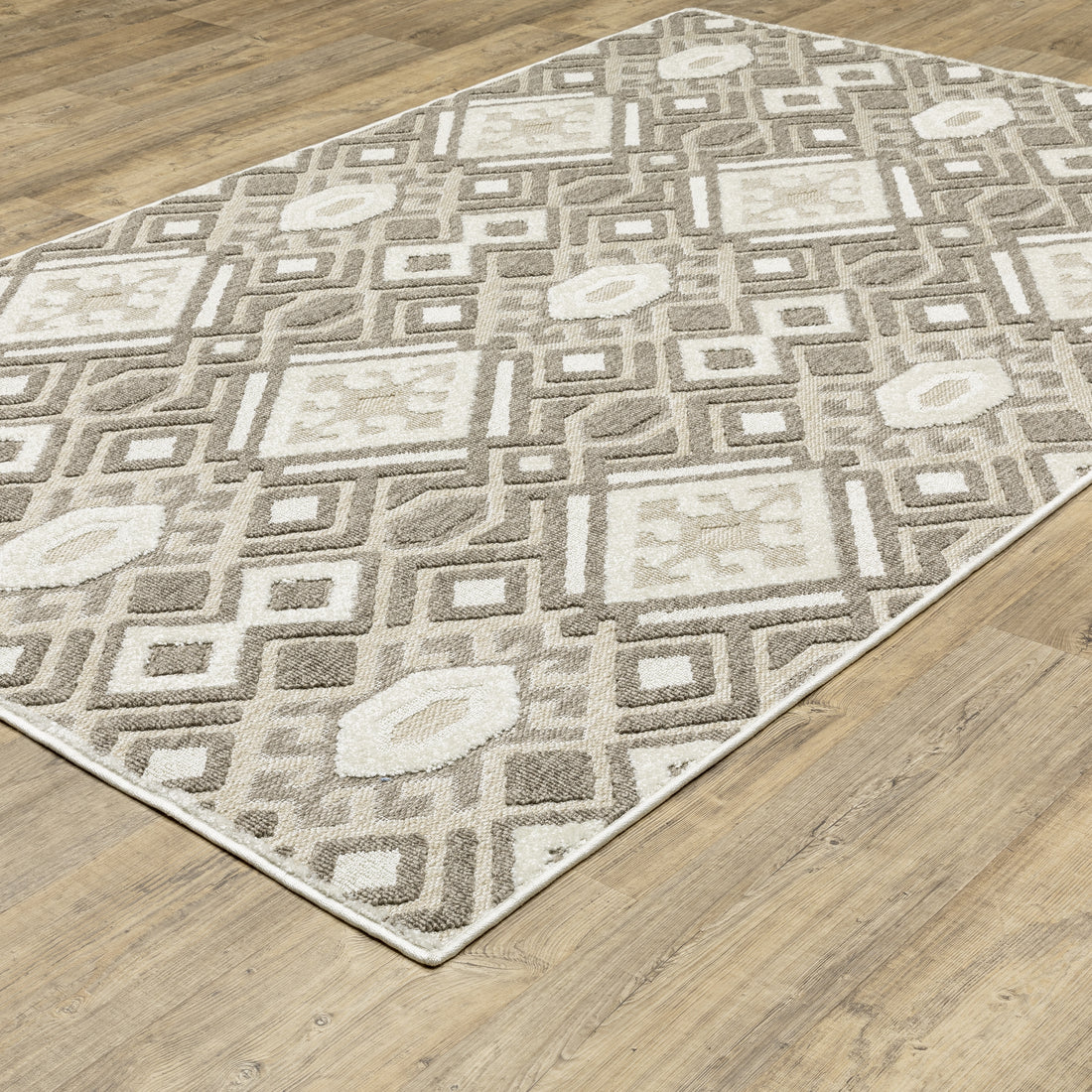 Oriental Weavers Tangier TAN10 Brown/Beige Area Rug