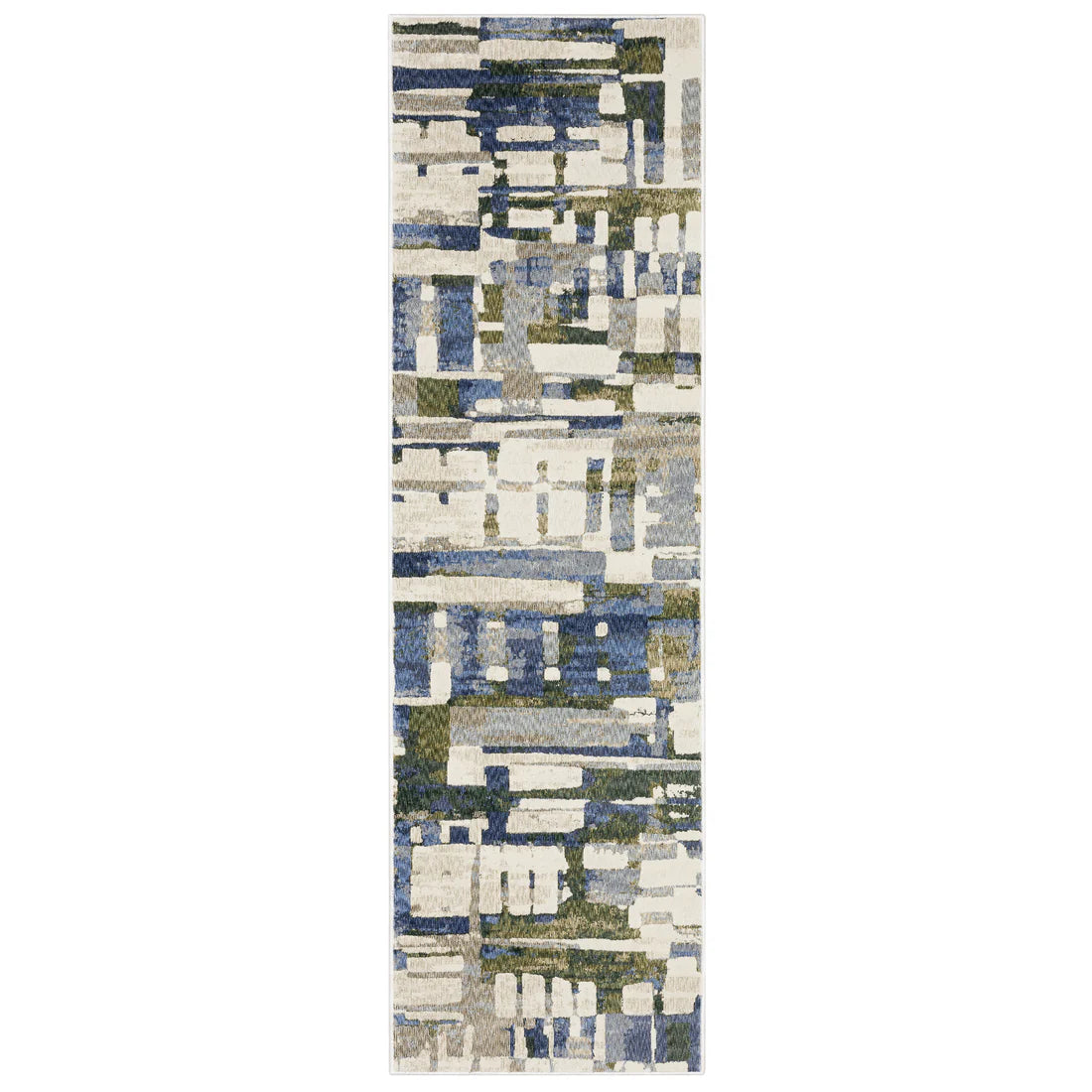 Oriental Weavers Tisdell TIS01 Blue/Green Area Rug