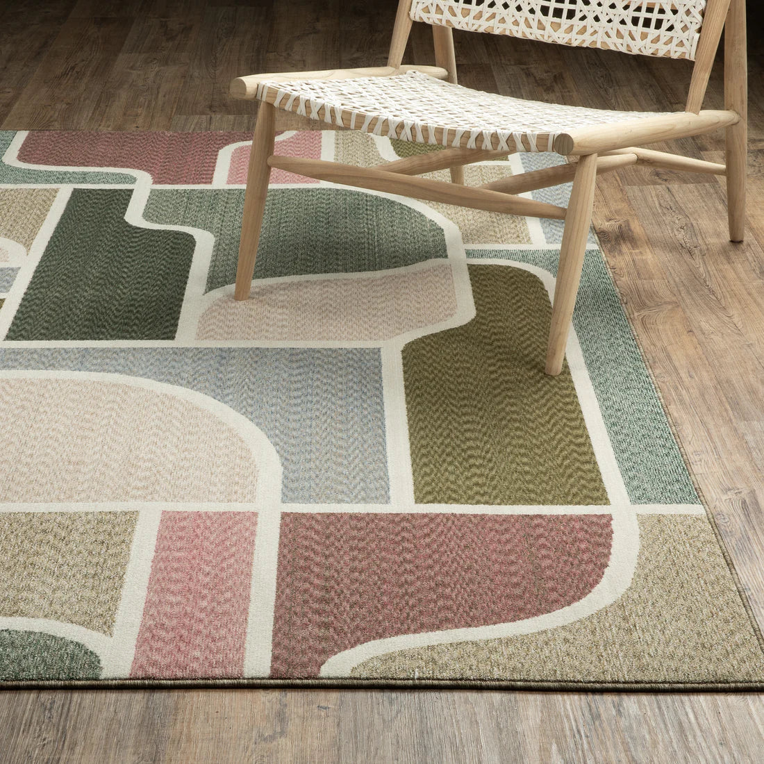 Oriental Weavers Tisdell TIS02 Green/Multi Area Rug
