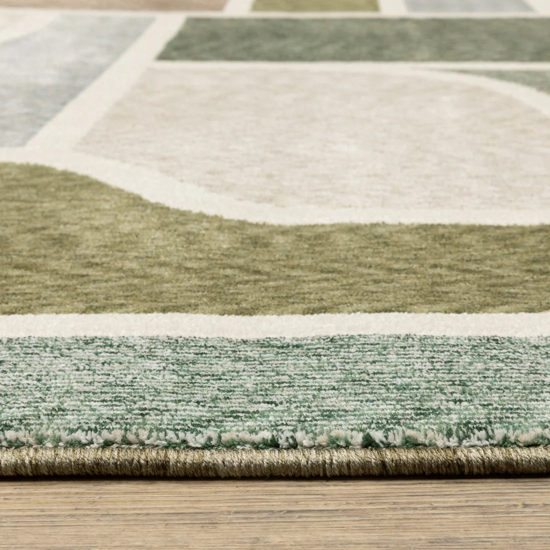 Oriental Weavers Tisdell TIS02 Green/Multi Area Rug