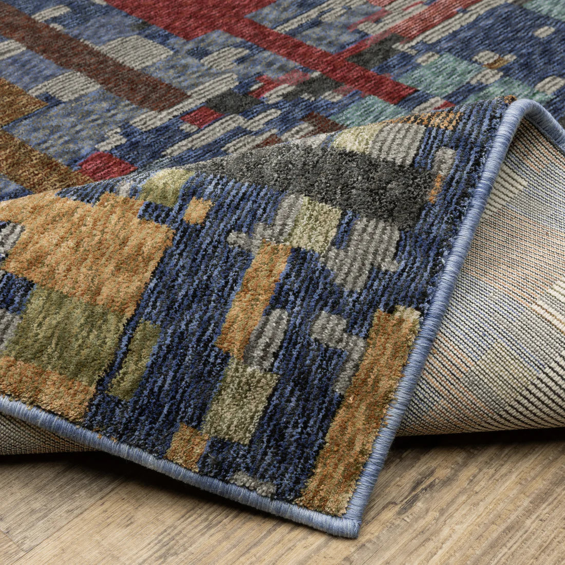 Oriental Weavers Tisdell TIS03 Blue/Multi Area Rug