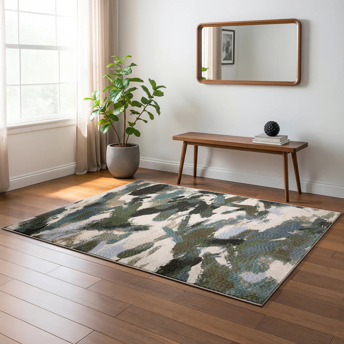 Oriental Weavers Tisdell TIS04 Blue/Green Area Rug