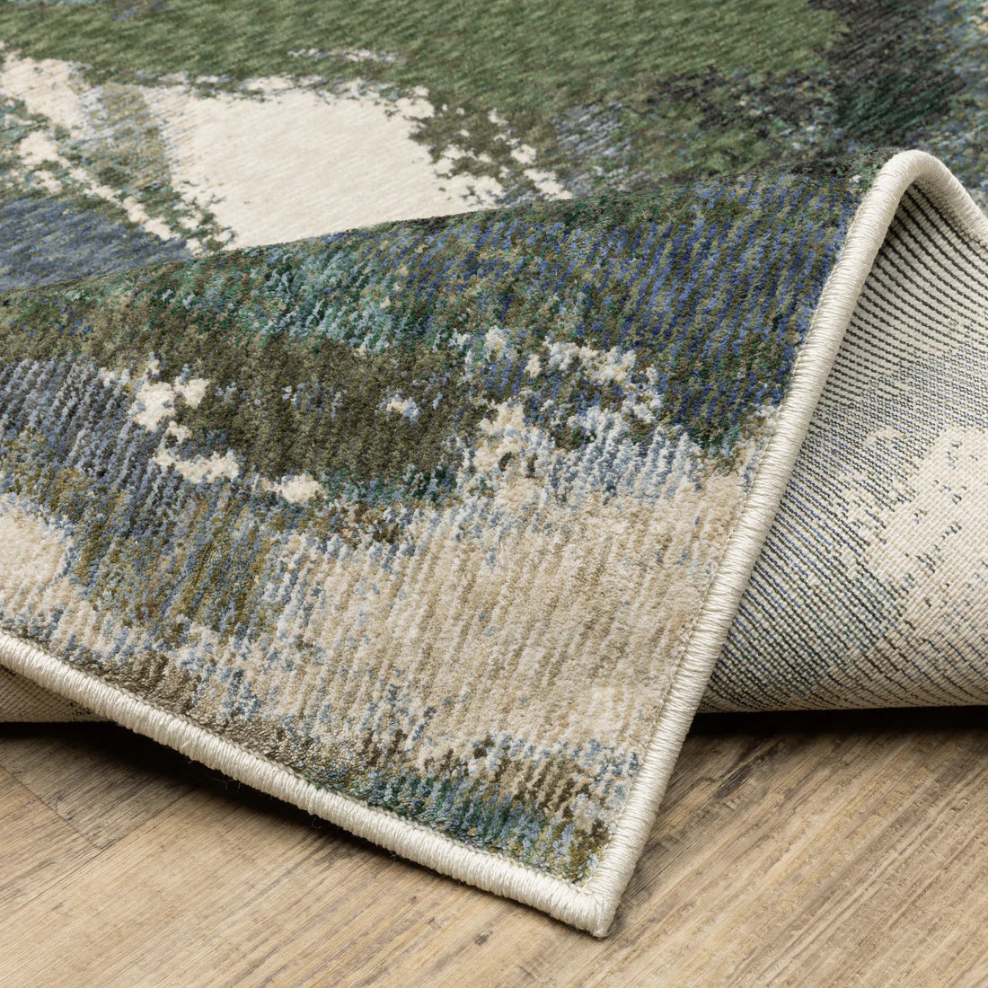 Oriental Weavers Tisdell TIS04 Blue/Green Area Rug