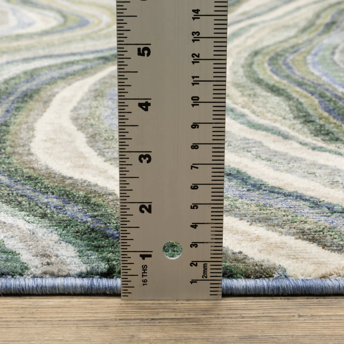 Oriental Weavers Tisdell TIS10 Green/Blue Area Rug