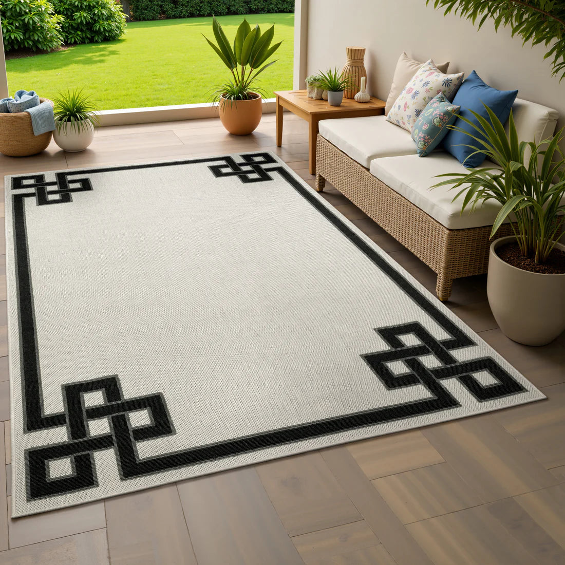 Oriental Weavers Torrey 1530I Beige/Black Area Rug