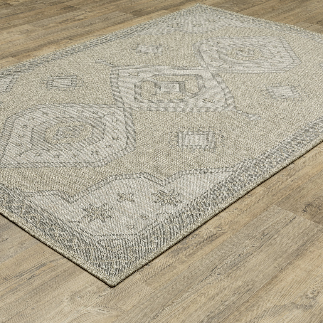Oriental Weavers Tortuga TR08A Beige/Black Area Rug