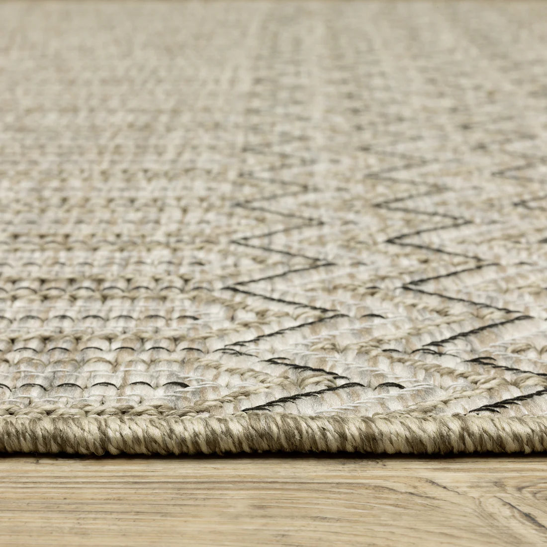 Oriental Weavers Tortuga TR09A Beige/Black Area Rug