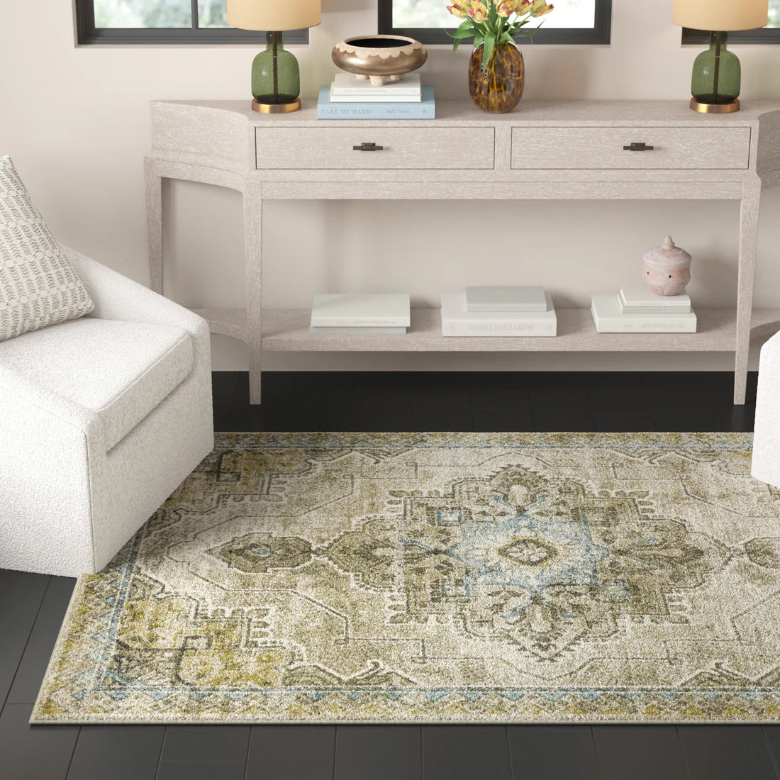 Oriental Weavers Venice 1104W Grey/Blue Area Rug
