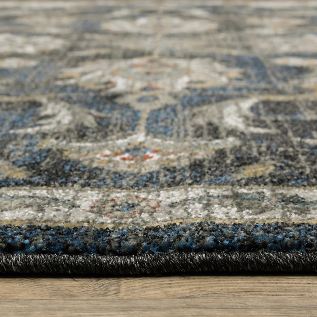 Oriental Weavers Venice 4333B Charcoal/Blue Area Rug