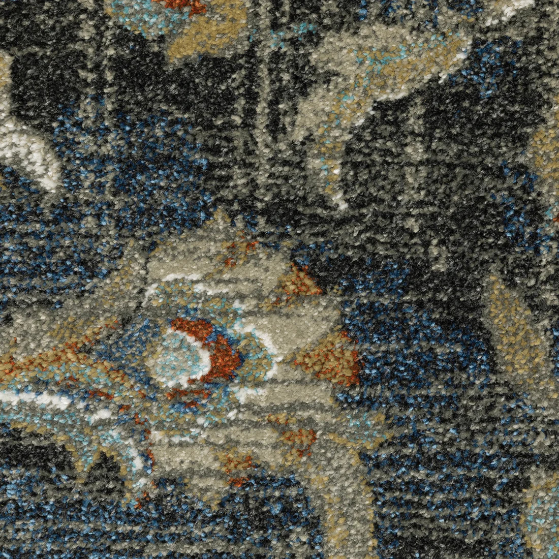 Oriental Weavers Venice 4333B Charcoal/Blue Area Rug
