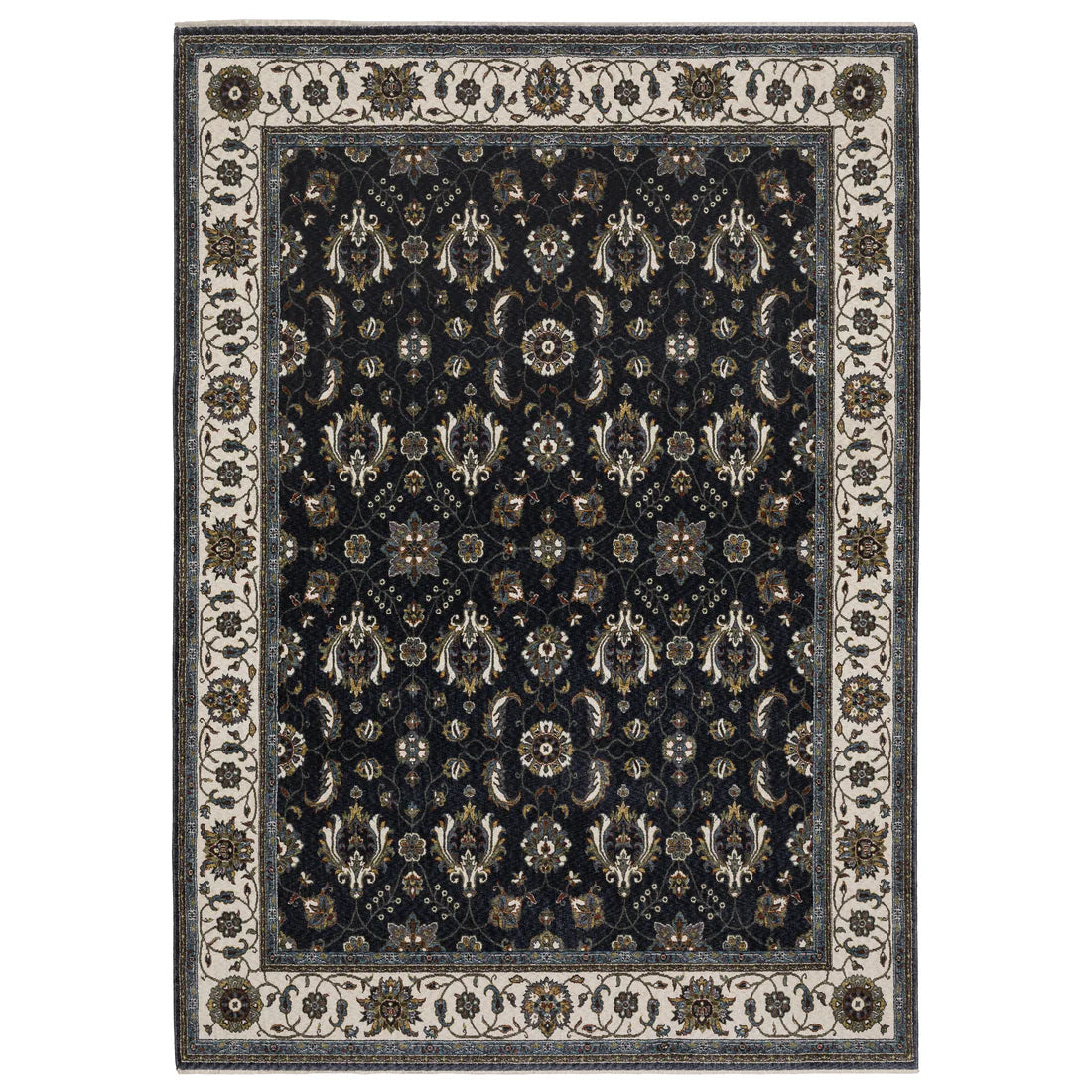 Oriental Weavers Vivian VI03A Blue/Ivory Area Rug