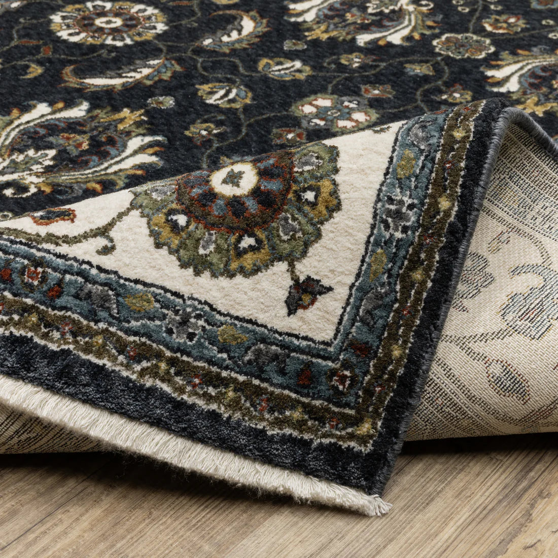 Oriental Weavers Vivian VI03A Blue/Ivory Area Rug